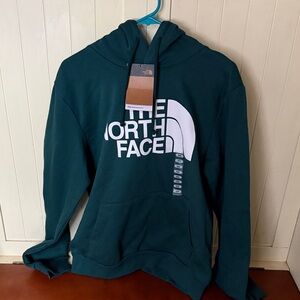 The North Face Teal Sweatshirt with White Emblem NWT